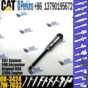 4W7032 Fuel Injector Parts 0R1747 0R-3424 3406C 3406B Caterpillar
