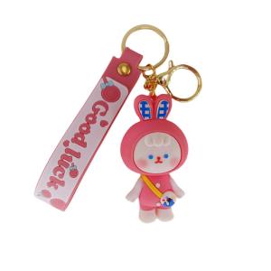 custom toy manufacturer OEM Kitty Cat Keychain Melody Keychain Cartoon 3D