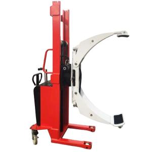 Cheap High-quality 250kg 1.5m Semi electric stacker with 360 degree clamp Portable Forklift for sale