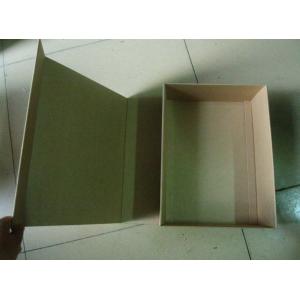 Wholesale kraft paper custom flat pack double layer folding box with magnet