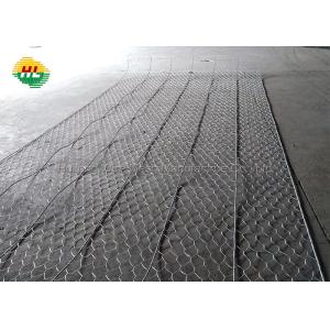 2x1x1m Gabion Box Wire Mesh , Double Twisted Gabion Wall Cage