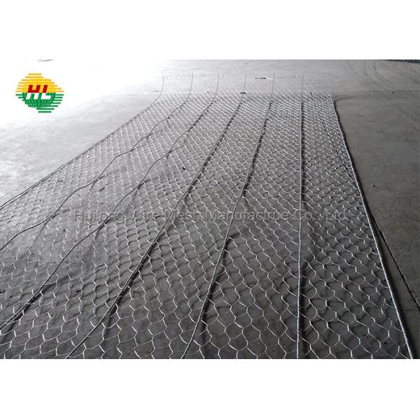 Quality 2x1x1m Gabion Box Wire Mesh , Double Twisted Gabion Wall Cage wholesale
