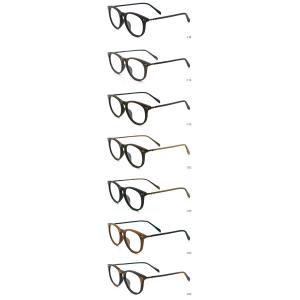 Latest Styles Wood Grain Acetate Optical Glasses Frame MR 6114