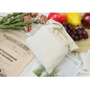 Folded 8 Oz Large Capacity Cotton Canvas Tote Handbags For Supermarket Use