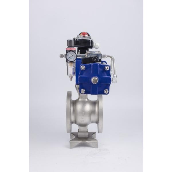 Double Acting Pneumatic Actuator Segment Ball Valve Manufactured by ABC Valve