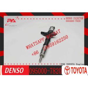China Common Rail Inyectores Diesel auto engine systems Fuel Diesel Injector 23670-39265 095000-7820 For Toyota 1KD-FTV on sale