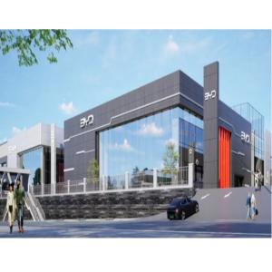 High Strength Steel Building Showroom Customized for Automobile Showrooms