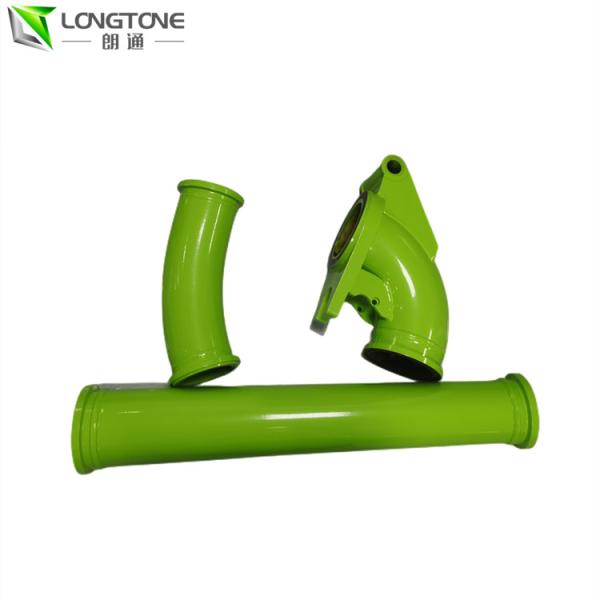 DN180 Truck Mounted Concrete Pump Elbow Outlet Hi-Mn 13 Casted