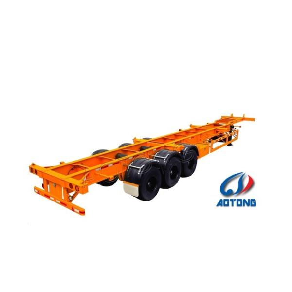 Quality Multi Axles Skeleton Semi Trailer with 2''/3.5'' Bolt Type Kin Pin and 12R22.5 Tire wholesale