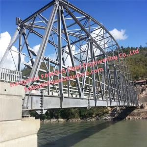 Hot Dip Galvanized Steel Truss Bridge Metal Modular Deck Assembly Modern