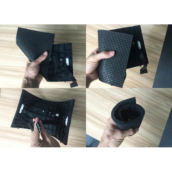 P8 Flexible LED Screen Panel / IP53 soft led module With MBI5124 Driving IC