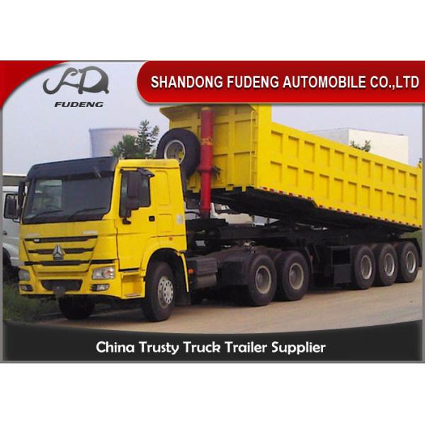 Quality 30 Cubic Meters Landing Gear 28t Dump Semi Trailer wholesale