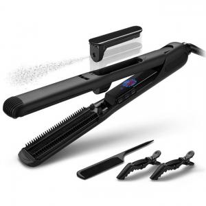 China 450F Vapor Steam Hair Straightener LCD Display With Argan Oil Irons on sale