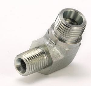 SAE Flange Cylinder 3000 PSI Metric Hose Adapters