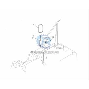 PY02C01079P1 Mirror Assy Back For Kobelco SK200-8 SKK210-8