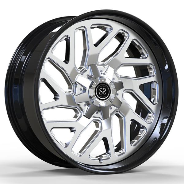 Fit Dodge Ram 1500 Gloss Black Custom 2-PC Forged Alloy Rims 20 21 And 22 Inches
