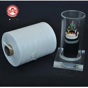 25KD Polypropylene Split Yarn For Electrical Power Cable Twist White Cable PP