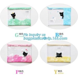 Document Bag with Zipper Storage Holder for Papers Stationery Student Gift,