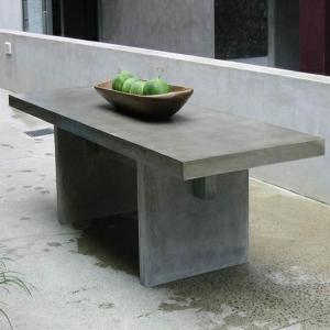 Water Proof Resisitant GRC Concrete Table Set for Enduring Luxury Concrete