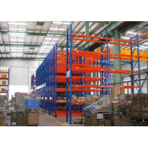 Blue Red Mobile Storage Racks Q235B Custom Pallet Electric Mobile Shelving