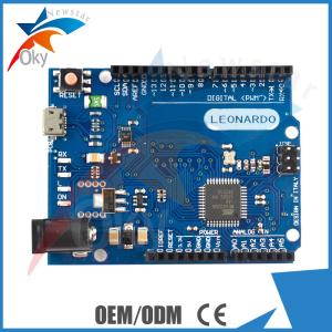 China Development Board For Arduino , 20 Digital Pins Leonardo R3 Board on sale
