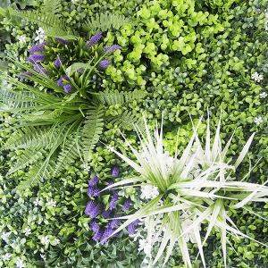 Faux Ivy Artificial Boxwood Hedge Grass Panel Wall 30mm