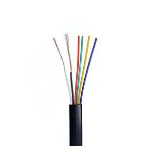 6 Conductor Flat Telephone Cable with BC Conductor and RJ11 6P6C from Exact