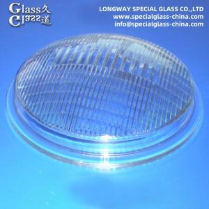 Custom Pressed Borosilicate Glass Lamp Cover For Outdoor Light