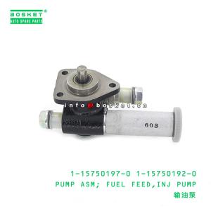 China 1-15750197-0 1-15750192-0 Injection Pump Fuel Feed Pump Assembly 1157501970 1157501920 For ISUZU XE 6BG1 on sale