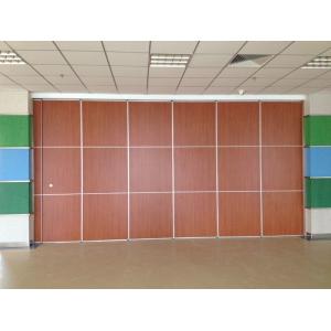 Aluminum Acoustic Movable Partition Walls / Function Room Sliding Folding
