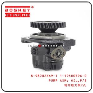 ISUZU 6HE1 LT Truck Chassis Parts Power Steering Oil Pump Assembly 8-98202669-1