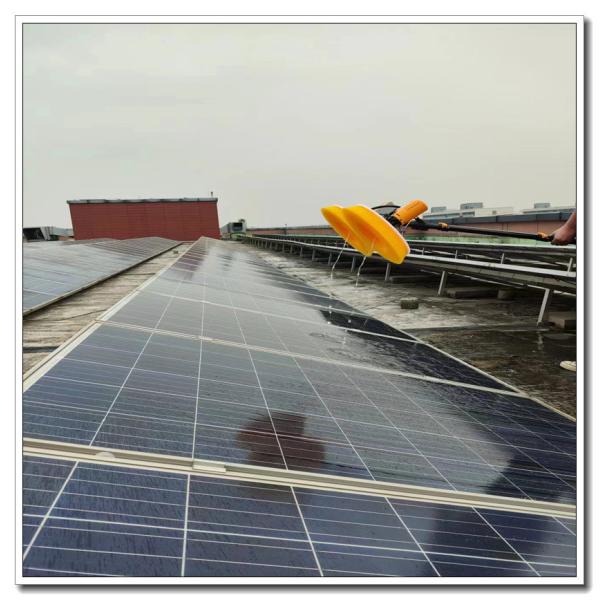 Artificial Control Double The Power Electric Solar Panel Cleaning Brush for