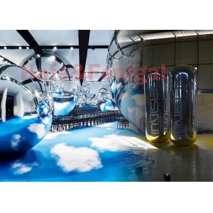 Atmosphere Sensing Inflatable Mirror Balloon PVC 2m Diameter For Christmas