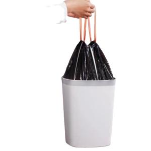 Household Garbage Waste Drawstring Trash Bags for Kitchen Bin Liners