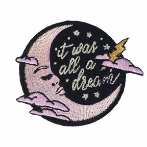 NASA Patches Polyester Custom Woven Patches Embroidered For Garment