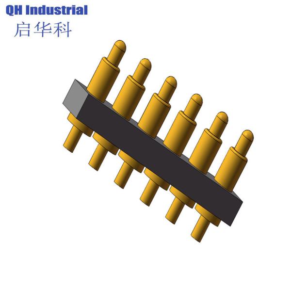 Quality New Original Driver Board Modular Spring Contacts 6 pin printer pogo pin connector 1.27mm Pitch wholesale