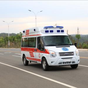 China Mobile Prevention SPV Special Purpose Vehicle ICU Guardianship Type Ambulance With Ventilator on sale