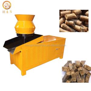 High capacity biomass cube briquette press machine peanut shell pellet making