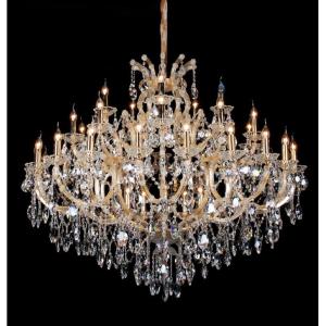China LED E14 Ceiling Crystal Candle Chandelier Lamp Waterproof Dirt Resistant on sale