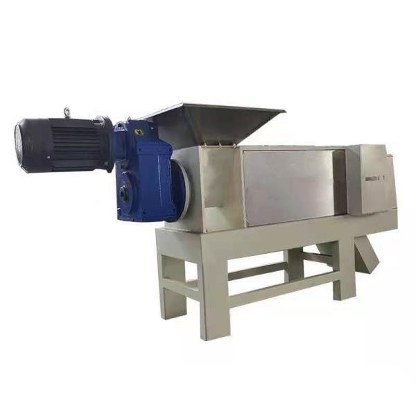 800 kg Engine Powered Food Residue Dewatering Machine with Fine Sieve and Screw