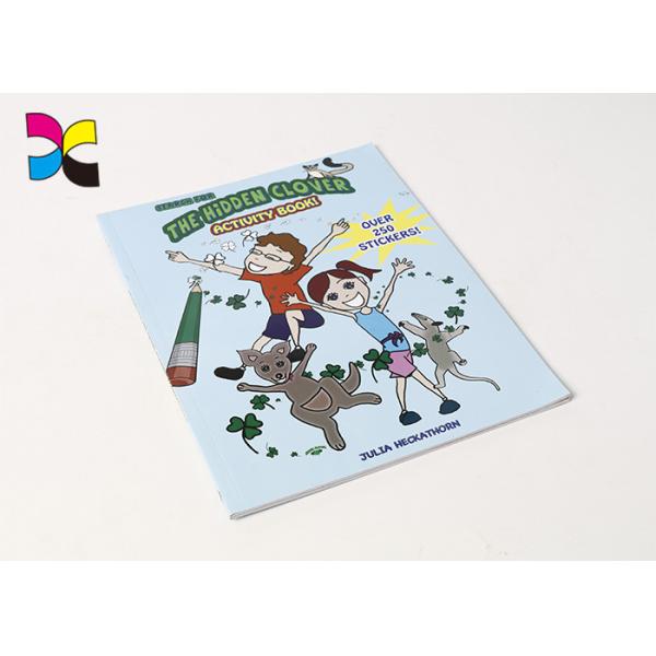Quality Saddle Stitching Matt Brochure Printing Services Art Paper Trifold Glittering wholesale