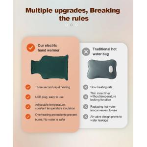 Portable Hand Warmer with Non-flammable Safety Features Overheating Protection