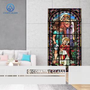 China Art Church Stained Glass Partition Sheets 3mm Interior Decoration on sale