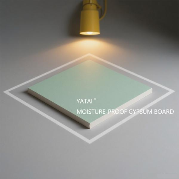 Class A Fire Rating Moisture Proof Gypsum Board Smooth with Screw Fixing
