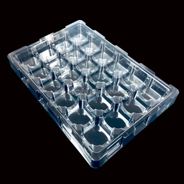 Logo Printing Embossing Vials Tray Insert Plastic Boxes for Pharmaceutical Bottles