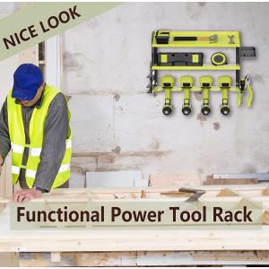 Garage Workshop Drill Bit Storage Shelf with Screws Box Pegboard Power Tool