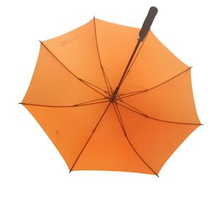Conventional Orange Windproof Patio Umbrella With 190T Pongee Fabric Plastic