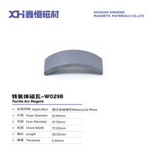 Cheap Ground Ferrite Strontium Powder Pressed To Form Ferrite Magnet For Motorcycle Motor W029B for sale
