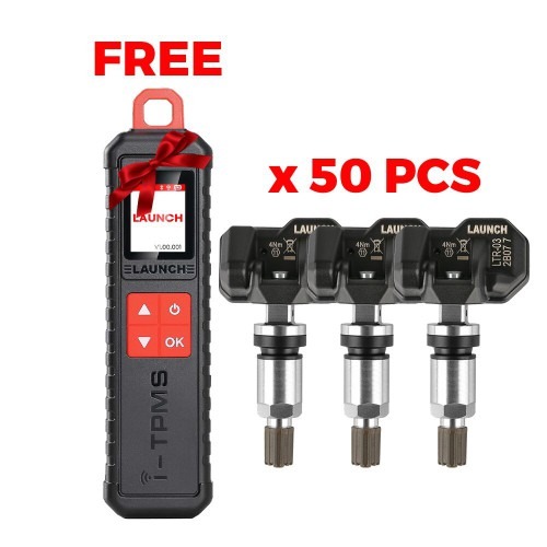 Quality Buy 50pcs Launch LTR-03 RF Sensor 315MHz & 433MHz TPMS Sensor Tool Metal & Rubber Get one Free Launch i-TPMS Handheld TPMS Service Tool wholesale