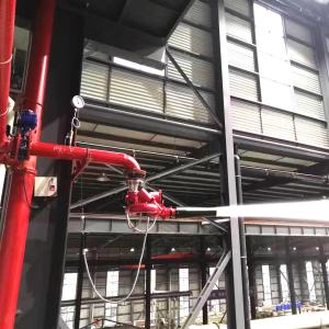 Firefighting Robot Automatic Fire Water Monitor Equipment With Flame Detector DC